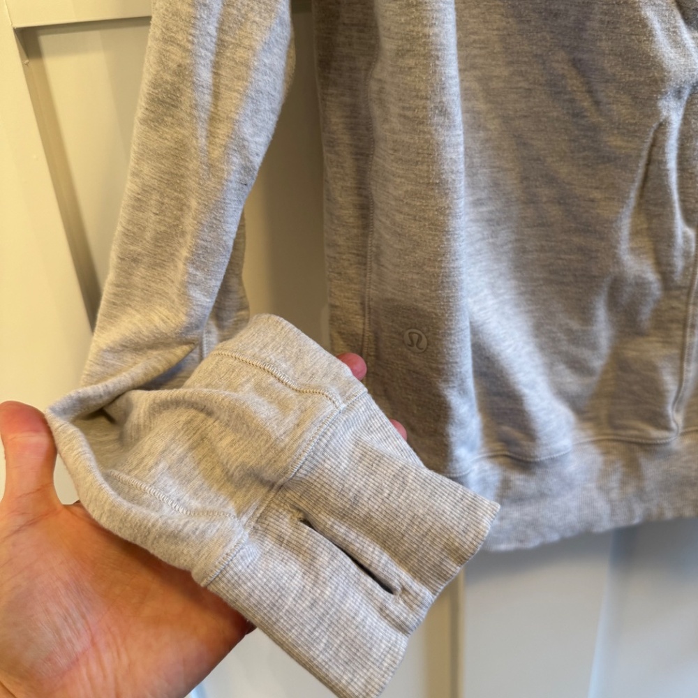 Lululemon Light Grey Jacket, Coat - Picture 4 of 5